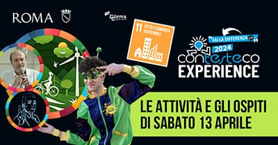Il programma e gli ospiti di Contesteco Experience di Sabato 13 Aprile