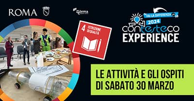 Il programma e gli ospiti di Contesteco Experience di Sabato 30 Marzo
