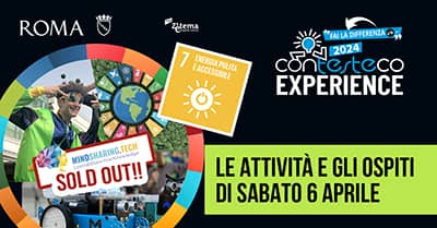 Attività e ospiti Contesteco Experience Sabato 6 Aprile